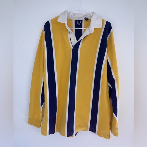 90’s GAP Color Block Rugby Polo Shirt - Picture 4 of 13